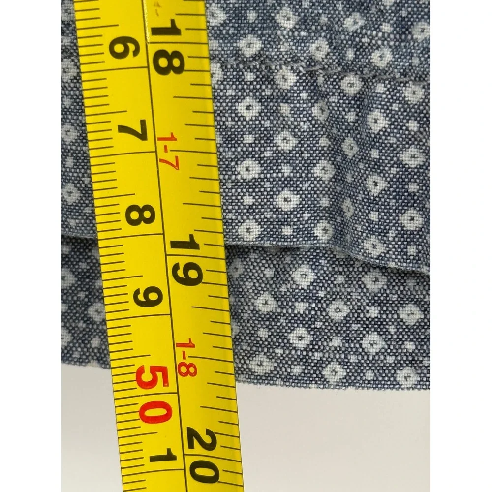 Banana Republic Mens Blue White Geometric Medallion Print‎ Cotton Shorts Sz 33